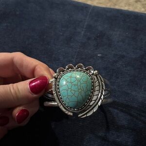 Silver Turquoise Bracelet